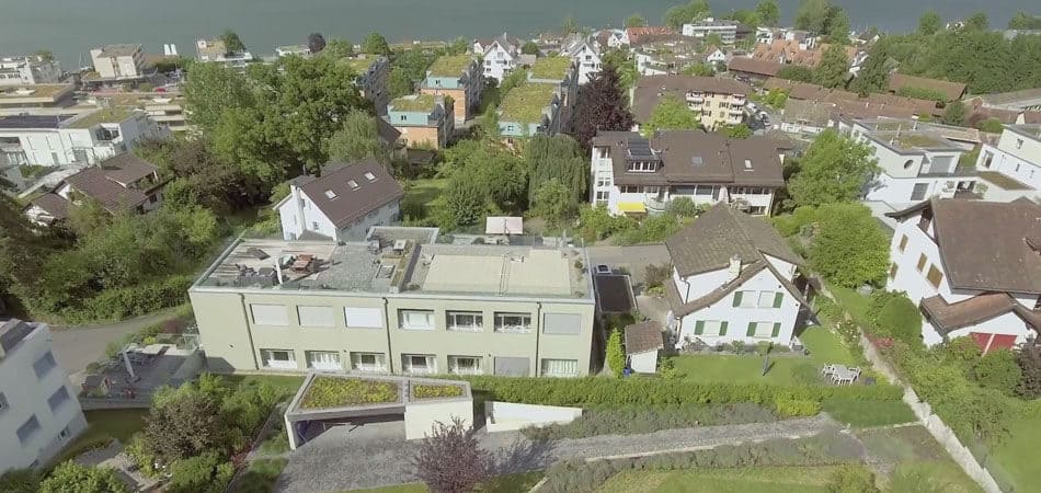 Beispiel für eine Drohnenaufnahme einer Immobilie