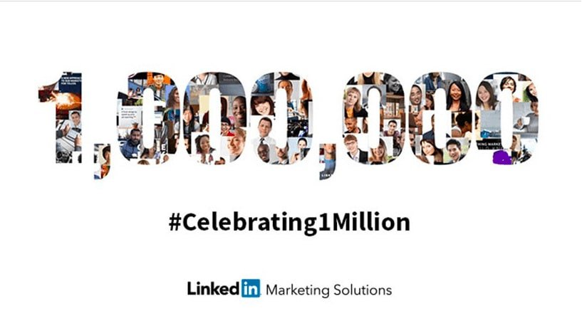 Linked In feiert 1.000.000 Mitglieder