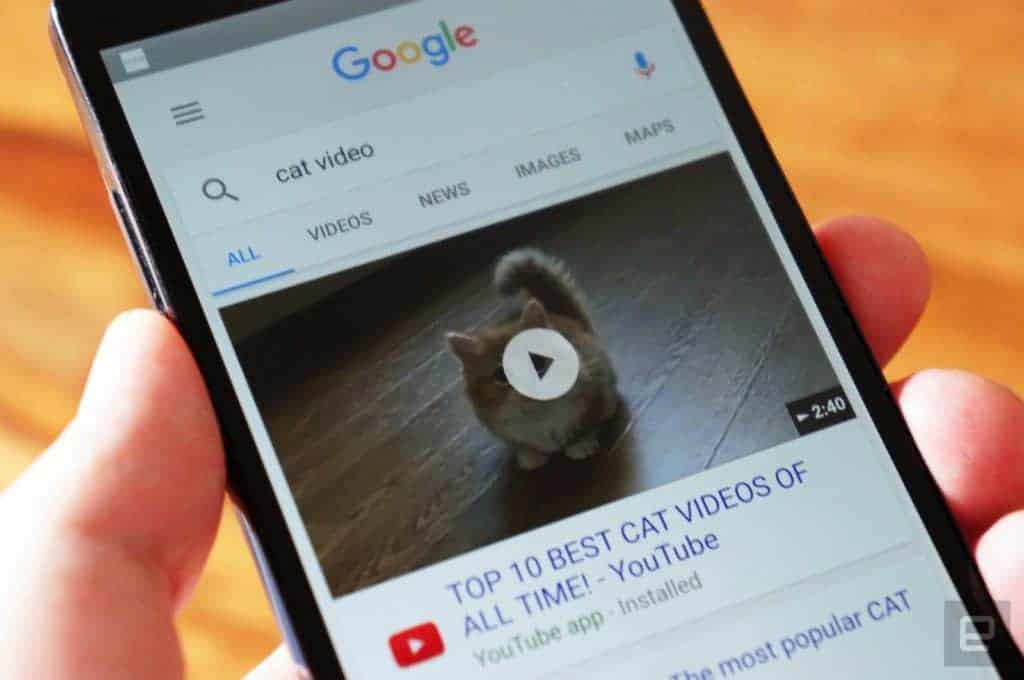 Videos können gegoogelt werdern